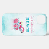Coques Case-Mate iPhone Souris Mignonne  Plage Élégante (Verso (horizontal))