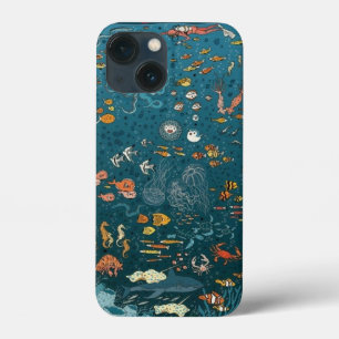 Case-Mate iPhone Case Sous le cadeau d'anniversaire de la mer, Animaux d