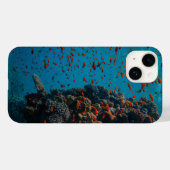 Coques Case-Mate iPhone Sous l'eau, corail, poisson (Verso (horizontal))