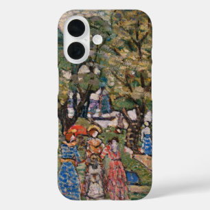Coques iPhone 16 Sous les arbres de Maurice Prendergast, Beaux-arts