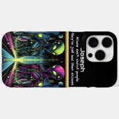 Coques Case-Mate iPhone Sous un ciel étoilé, deux curieuses (Verso (horizontal))