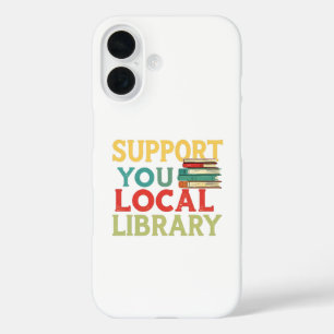 Coques iPhone 16 Soutenez les lecteurs de livres de votre bibliothè