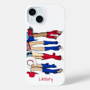 Coque Pour iPhone 15 Southern Texas Ladies Fashion Cowboy Boots Nom