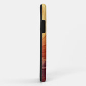 Coques Case-Mate iPhone Southwest Canyon Abstrait, Nom, Or et Rouge (Dos/Droite)