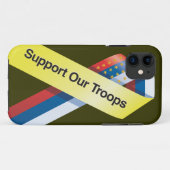Coques Case-Mate iPhone Soutien à nos coques iphone de troupes (Dos (Horizontal))