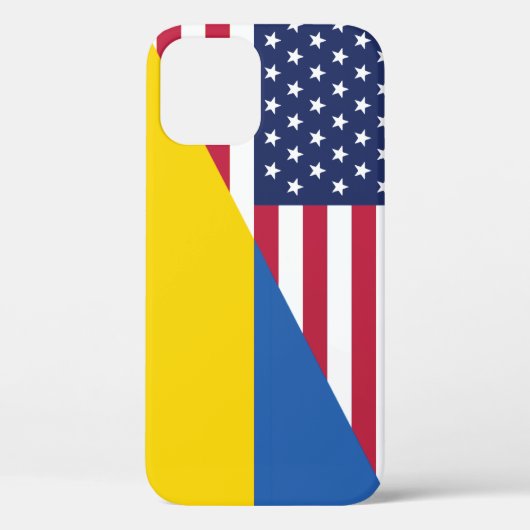Coques Case-Mate iPhone Soutien américain à l'Ukraine Sherpa Blanket (Verso)