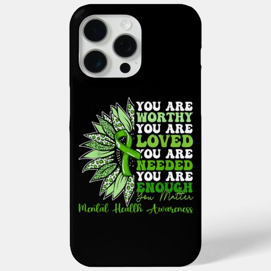 Coques Case-Mate iPhone Soutien motivationnel Guerrier Santé mentale (Verso)