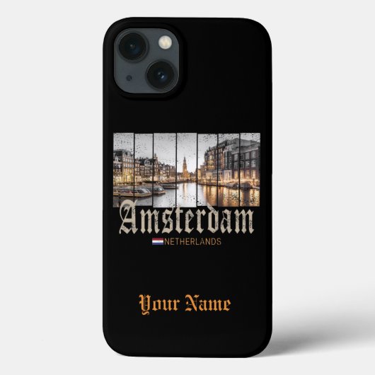 Coques Case-Mate iPhone Souvenir d'Amsterdam Netherlands (Verso)