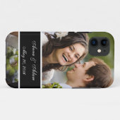 Coques Case-Mate iPhone Souvenir de photo de mariage (Dos (Horizontal))