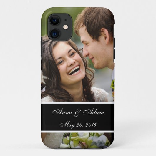 Coques Case-Mate iPhone Souvenir de photo de mariage (Dos)