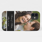 Coques Case-Mate iPhone Souvenir de photo de mariage (Dos (Horizontal))