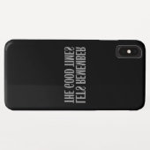 Coques Case-Mate iPhone Souvenons-nous des bons moments (Dos (Horizontal))