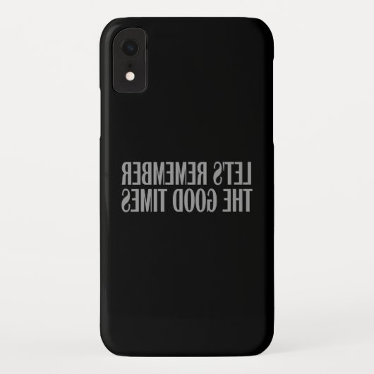 Coques Case-Mate iPhone Souvenons-nous des bons moments (Dos)