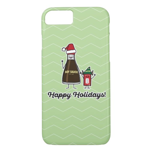 Coques Case-Mate iPhone Soy Sauce Bouteille Paquet enfant Noël Père Noël (Dos)