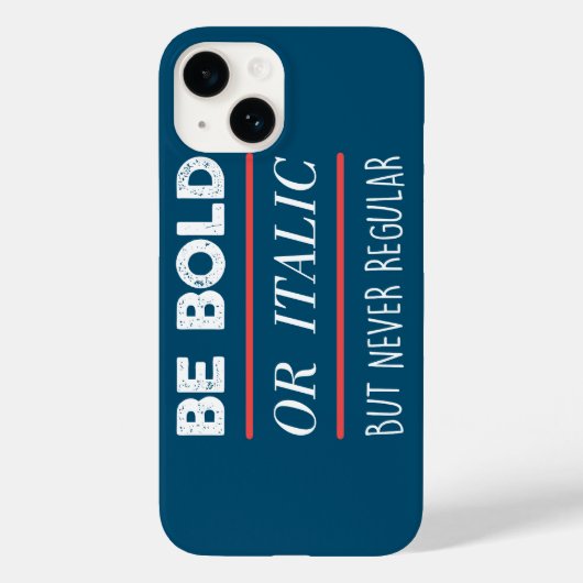 Coques Case-Mate iPhone Soyez audacieux (Verso)