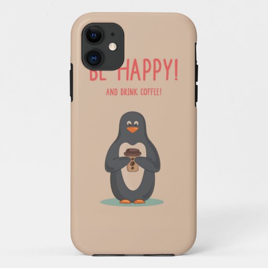 Coques Case-Mate iPhone Soyez café heureux et de boissons (Dos)