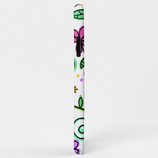 Coques Case-Mate iPhone Soyez floral avec la conception de script (Dos/Droite)