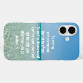 Coques Case-Mate iPhone Soyez Fort Et Courageux Belle Plage Christian (Verso (horizontal))