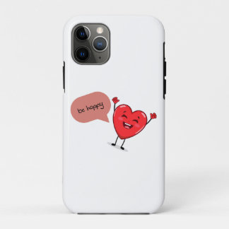 Case-Mate iPhone Case “Soyez heureux – Design positif et minimaliste”