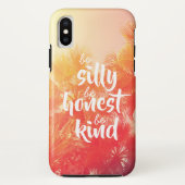 Coques Case-Mate iPhone Soyez honnête Soyez honnête Citation Rétro Palm Tr (Dos)