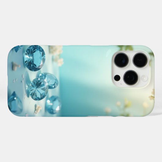 Coques Case-Mate iPhone Soyez mon Aquamarine (Verso (horizontal))