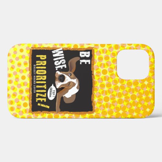 Coques Case-Mate iPhone Soyez Sage, Priorifiez ! (Verso (horizontal))