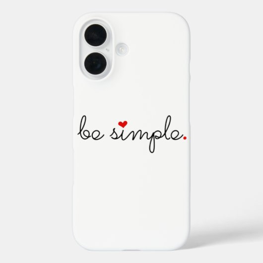 Coques Case-Mate iPhone Soyez simple - Trouvez votre paix (Verso)