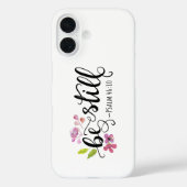 Coques Case-Mate iPhone Soyez Toujours - Psaume 46:10 (Verso)