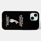 Coques Case-Mate iPhone Soyez toujours un Amoureux des animaux lama (Verso (horizontal))