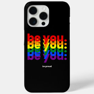 Coque iPhone 15 Pro Max Soyez Vous Soyez Fier LGBTQ Fierté Arc-en-ciel Les