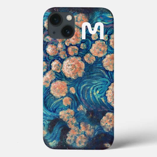 Coques Case-Mate iPhone Space Mimosa Golden Nebula Blossom (Verso)