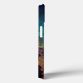 Coques Case-Mate iPhone Space Nebula bleu jaune Alcool art (Verso / Droite)