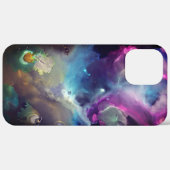 Coques Case-Mate iPhone Space Nebula rose bleu jaune Alcool art (Verso / Droite)