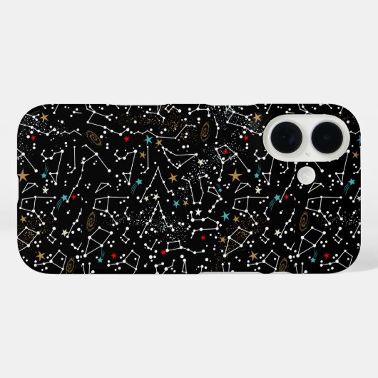 Coques Case-Mate iPhone Space Pattern  (Verso (horizontal))