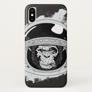 Case-Mate iPhone Case Spacemonkey noir et blanc