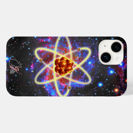 Coques Case-Mate iPhone Spacey Atomic (Verso (horizontal))
