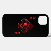 Coques Case-Mate iPhone Spades Poker Ace Casino (Verso (horizontal))