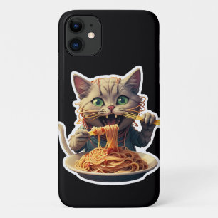 Case-Mate iPhone Case Spaghetti mangeur de chats