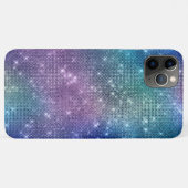 Coques Case-Mate iPhone *~* Sparkle Faux Rhinestone Pink Denin Bleu (Dos (Horizontal))