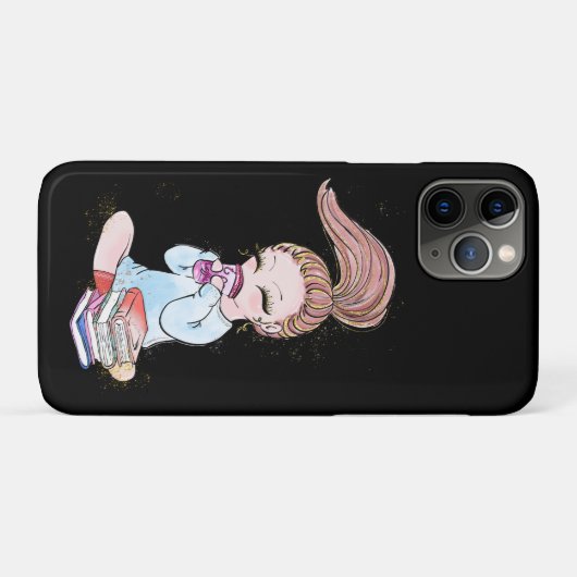 Coques Case-Mate iPhone Sparkle Girly Coffee Books  (Dos (Horizontal))