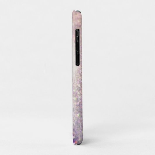 Coques Case-Mate iPhone Sparkly bokeh parties scintillant rose violet amor (Dos/Gauche)