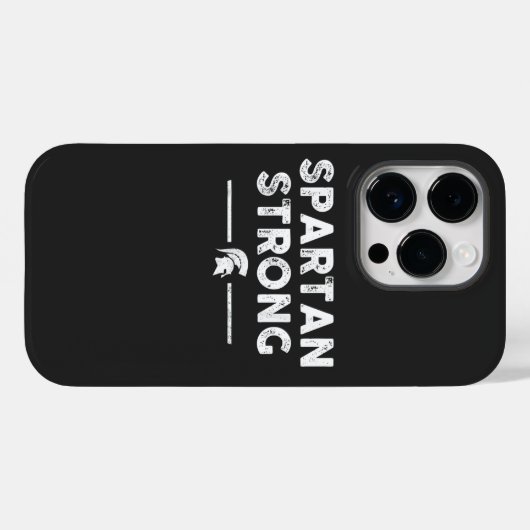 Coques Case-Mate iPhone Spartiate forte, Spartiate communautaire honore le (Verso (horizontal))