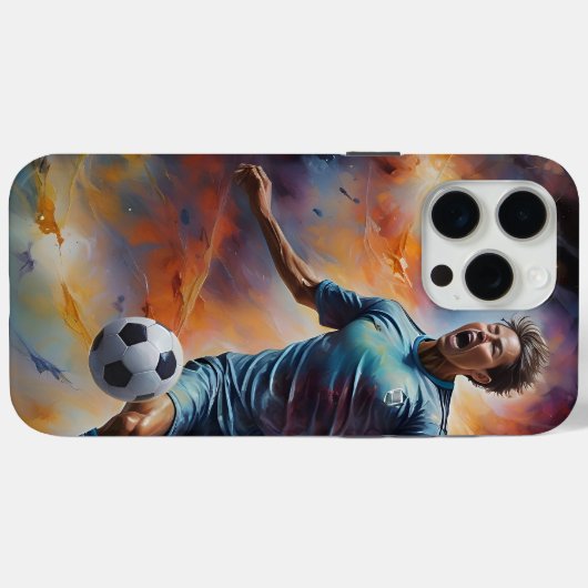 Coques Case-Mate iPhone Spatiale Nebula Soccer (Verso (horizontal))