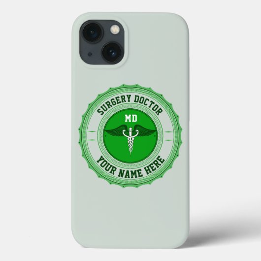 Coques Case-Mate iPhone Spécialité MD sur mesure Caduceus Chirurgien (Verso)