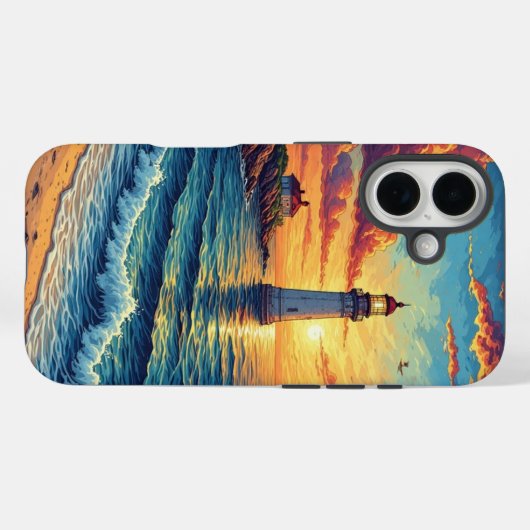 Coques Case-Mate iPhone Spectacactular Sunset (Verso (horizontal))