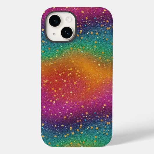 Coques Case-Mate iPhone Spectacle étincelant : Parties scintillant arc-en- (Verso)