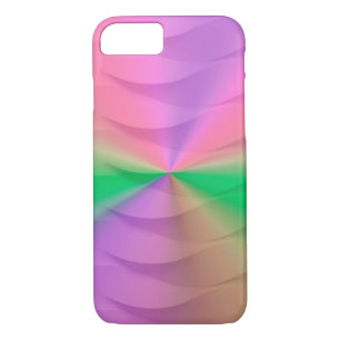 Coque iPhone 8/7 spectre en arc-en-ciel gras