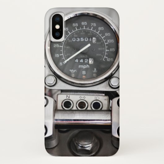Coques Case-Mate iPhone Speedometer de moto classique 1997 (Dos)