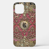 Coques Case-Mate iPhone Speigaford Baroque Damask Monogram Coque-Mate Phon (Verso)