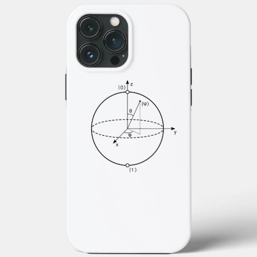 Coques Case-Mate iPhone Sphère Bloch | Physique / Maths Quantum Bit (Verso)